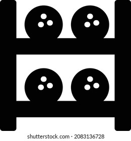 skittle vector illustration isolated on a transparent background . glyph vector icons for concept or web graphics.