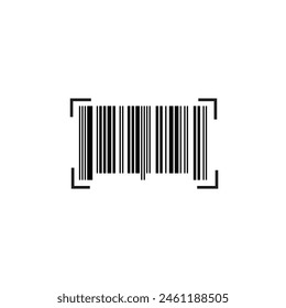 SKU Barcode Icon Set. Scanning Code and Barcode Vector Symbol.