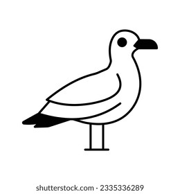 Icono del vector Skua que puede modificar o editar fácilmente

