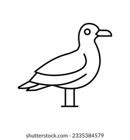 Skua Vector icon which can easily modify or edit

