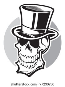 2,533 Skull with top hat Images, Stock Photos & Vectors | Shutterstock