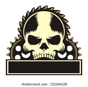 skull 3 gear emblem