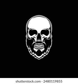 Totenkopf abstraktes Logo Moderner Stil 6