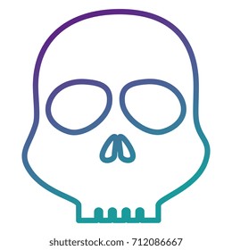 skull alert symbol icon