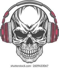 Skull Angry and Horrible illustration vector artwork for streetwear, poster and t-shirt 11 ss