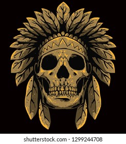 skull apache art