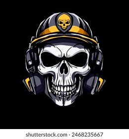 Skull army e sport logo