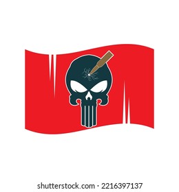 skull army logo vector illustrations design icon logo template
