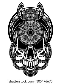 skull art