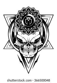 Skull art