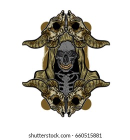 skull art