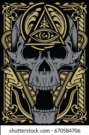 Skull art/Skull illustration/Skull tattoo/T-shirt Graphics/Skull Print/Backgrounds Vector Art/Digital Skull Art/Human Skull/Poster Skull Concert/Rocker Concert Poster/Heavy Metal Concert Poster
