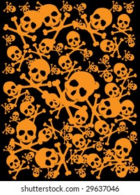 skull background