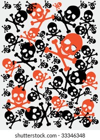 skull background