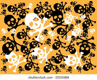 skull background