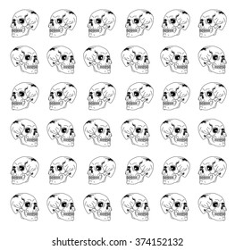 Skull background