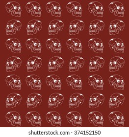 Skull background