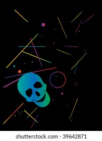 skull background