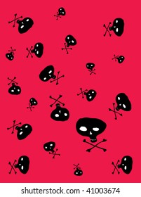 skull background