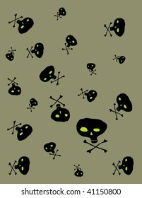 skull background