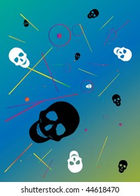skull background