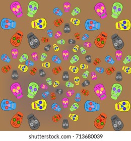 Skull background