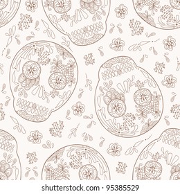 skull background
