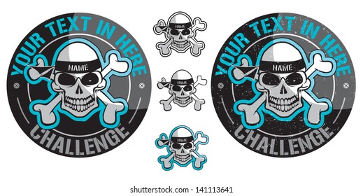 Skull badge