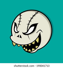 Skull Ball Mascot