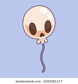 Skull Balloon, Balloon, Skull, Balloon Cute, Cute