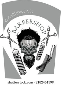 Skull Barbershop. Shave and Cuts