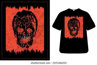 Skull best creative t-shirt design