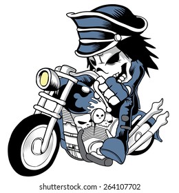 skull biker