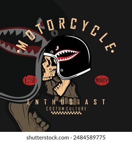 ILUSTRACIÓN DE SKULL BIKERS, FORMATO READY EPS 10