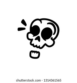 Skull Black Logo