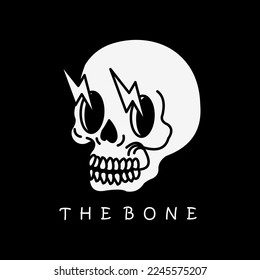 The Skull, A Bold and Eye-Catching Logo Design