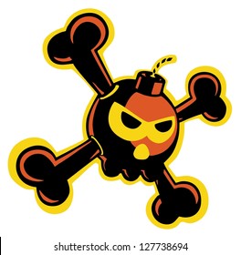 Skull bomb