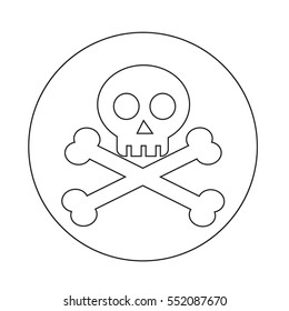 skull bone icon