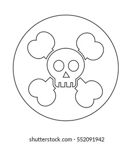 skull bone icon