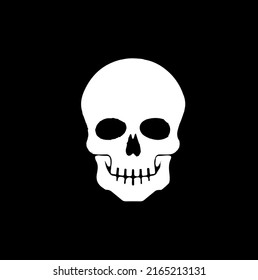 Skull and Bone vector illustration. Punisher logo.