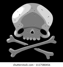 Skull and bones.