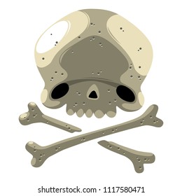 Skull and bones.