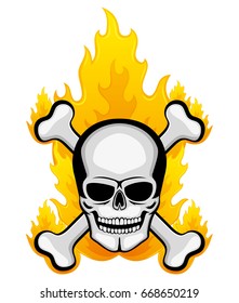 Skull and bones.