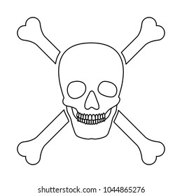 skull with bones crossed