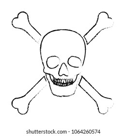 skull with bones crossed