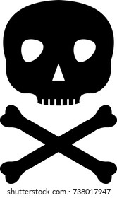 Skull and Bones Halloween Icon