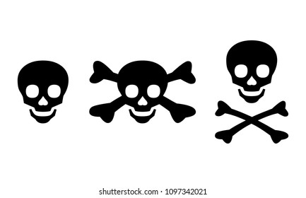 Skull and bones icon