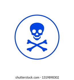 Skull and bones icon