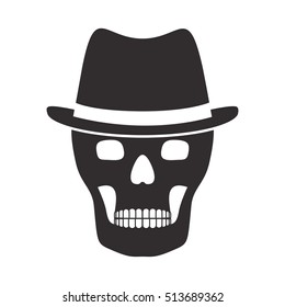 skull with bones icon