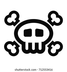 skull and bones icon